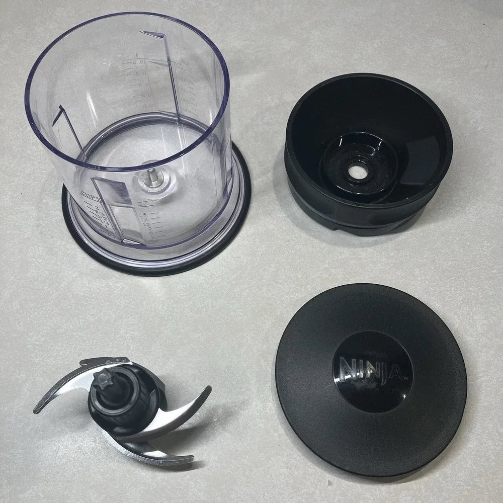 Ninja Master Prep Professional Food Processor Blender Set Black Silver 3 Piece